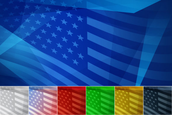 Celebrate the Fourth: USA Independence Day Abstract Backgrounds
