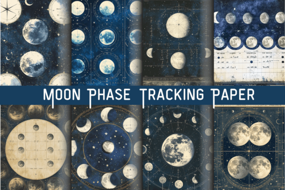 Embrace the Lunar Cycle with Moon Phase Tracking Paper