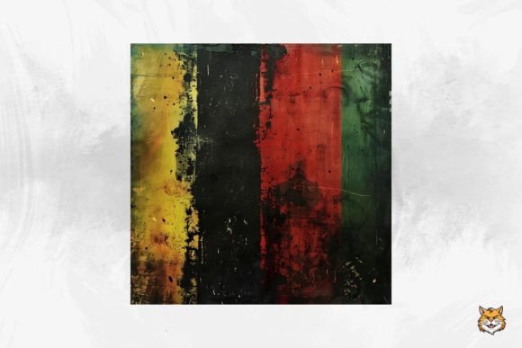 Juneteenth Distressed Grunge Texture: Bold & Historic Design