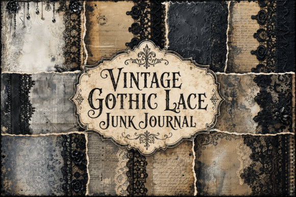 Mastering the Vintage Gothic Lace Junk Journal Aesthetic