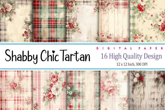 Shabby Chic Christmas Tartan: A Cozy, Vintage Holiday Aesthetic