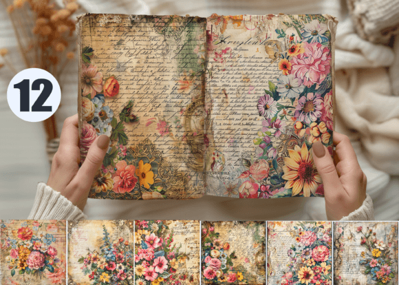 Timeless Romance: The Vintage Love Letter Junk Journal Page