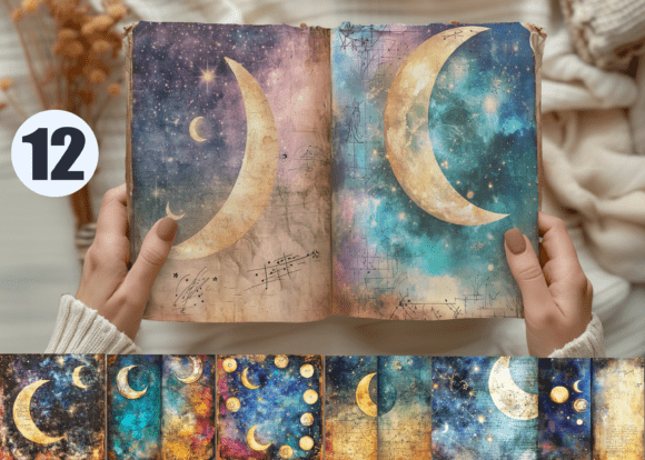 Unlocking Cosmic Creativity: A Guide to Moon Magic Celestial Junk Journal